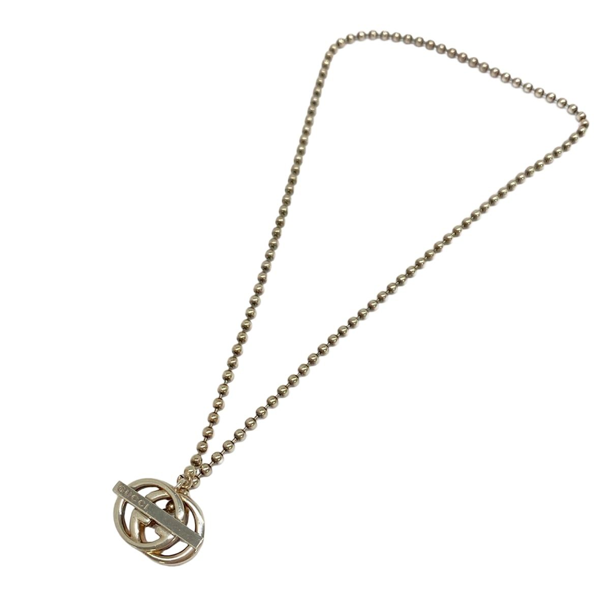 Gucci Necklace Interlocking Silver — view 2