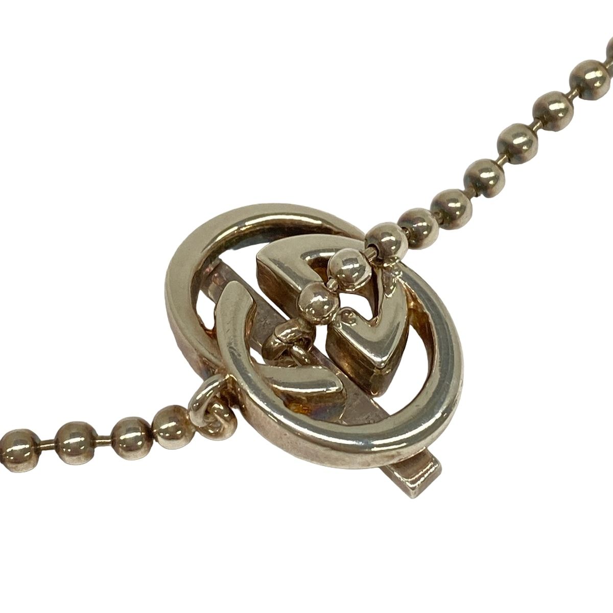 Gucci Necklace Interlocking Silver — view 4