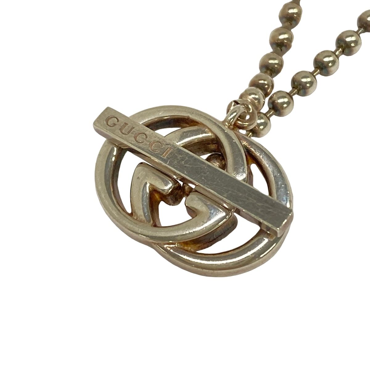 Gucci Necklace Interlocking Silver
