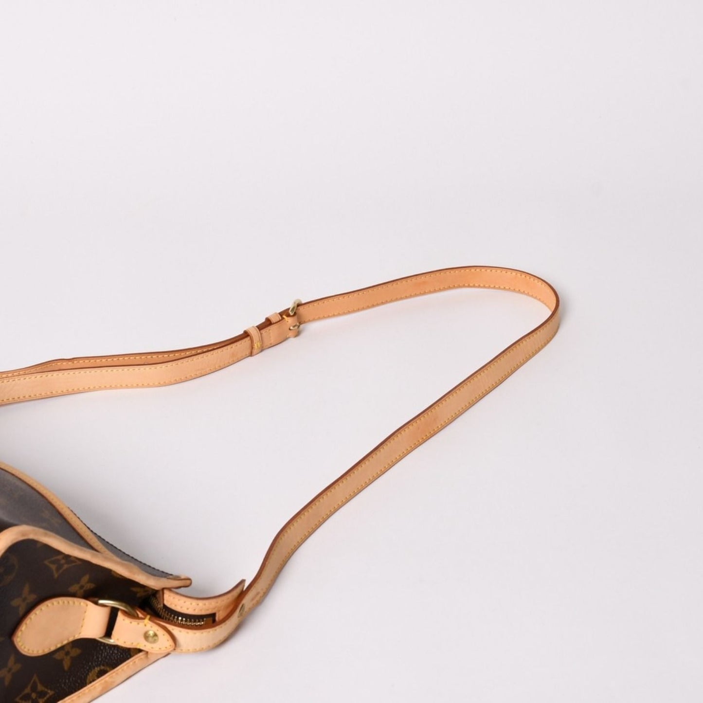 Louis Vuitton Popincourt Long Shoulder Bag Monogram Brown Leather Gold — view 8