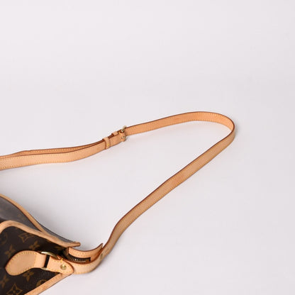 Louis Vuitton Popincourt Long Shoulder Bag Monogram Brown Leather Gold — view 8