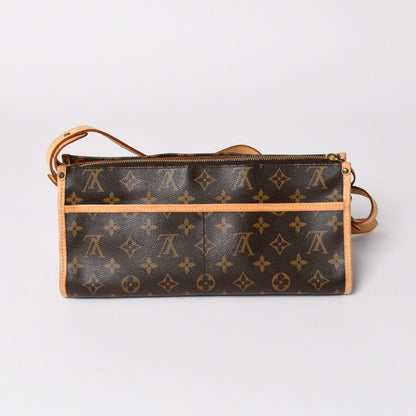 Louis Vuitton Popincourt Long Shoulder Bag Monogram Brown Leather Gold — view 2