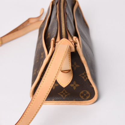 Louis Vuitton Popincourt Long Shoulder Bag Monogram Brown Leather Gold — view 6