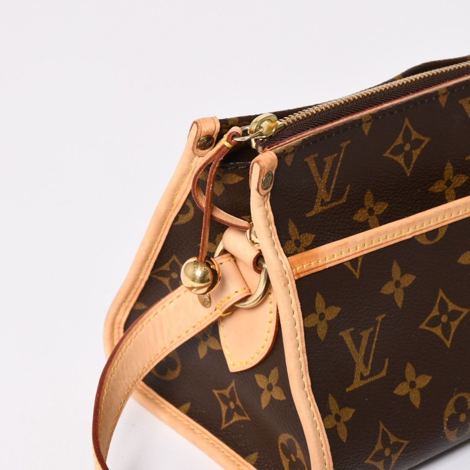 Louis Vuitton Popincourt Long Shoulder Bag Monogram Brown Leather Gold — view 7