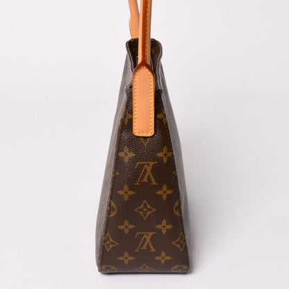 Louis Vuitton Looping MM Bag Monogram Leather Brown Gold — view 4