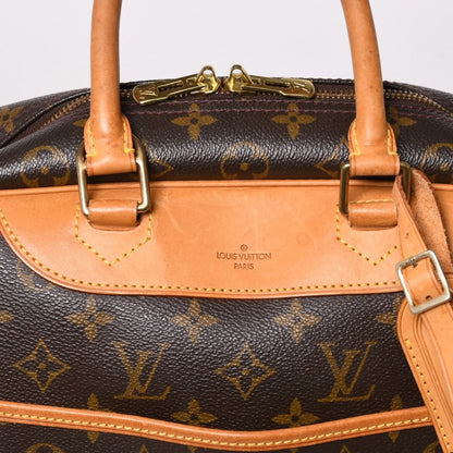 Louis Vuitton Deauville Handbag Monogram Brown — view 8