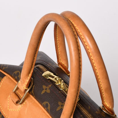 Louis Vuitton Deauville Handbag Monogram Brown — view 4