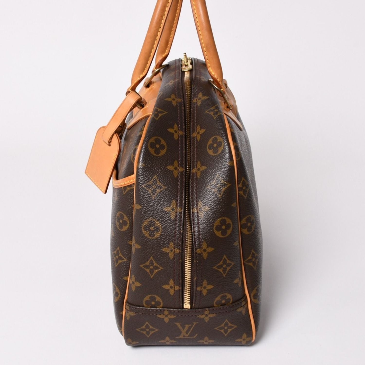 Louis Vuitton Deauville Handbag Monogram Brown — view 7