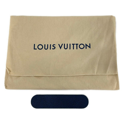 Louis Vuitton Shoulder Strap Navy Hand Leather — view 5