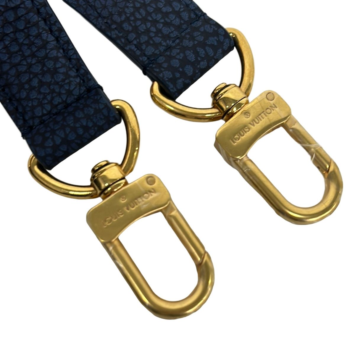Louis Vuitton Shoulder Strap Navy Hand Leather — view 4