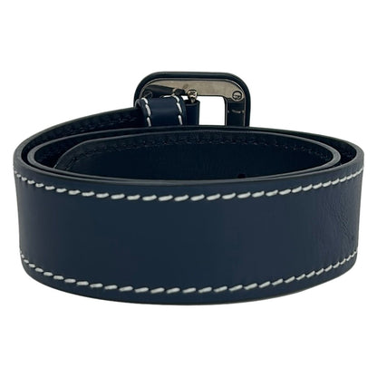 Prada Belt 30 75 Dark Navy Leather — view 2