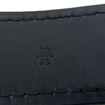 Prada Belt 30 75 Dark Navy Leather — view 5