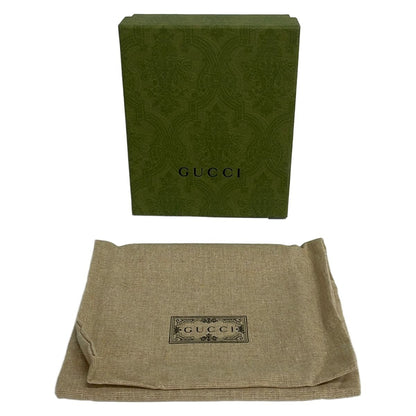 Gucci Bifold Wallet Horsebit Navy Red Dot Pattern Leather — view 7