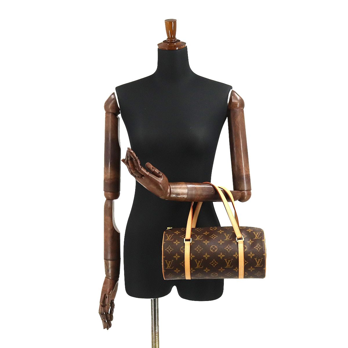 Louis Vuitton Monogram Comme Des Garcons Papillon 26 Hand Bag Gold — view 9