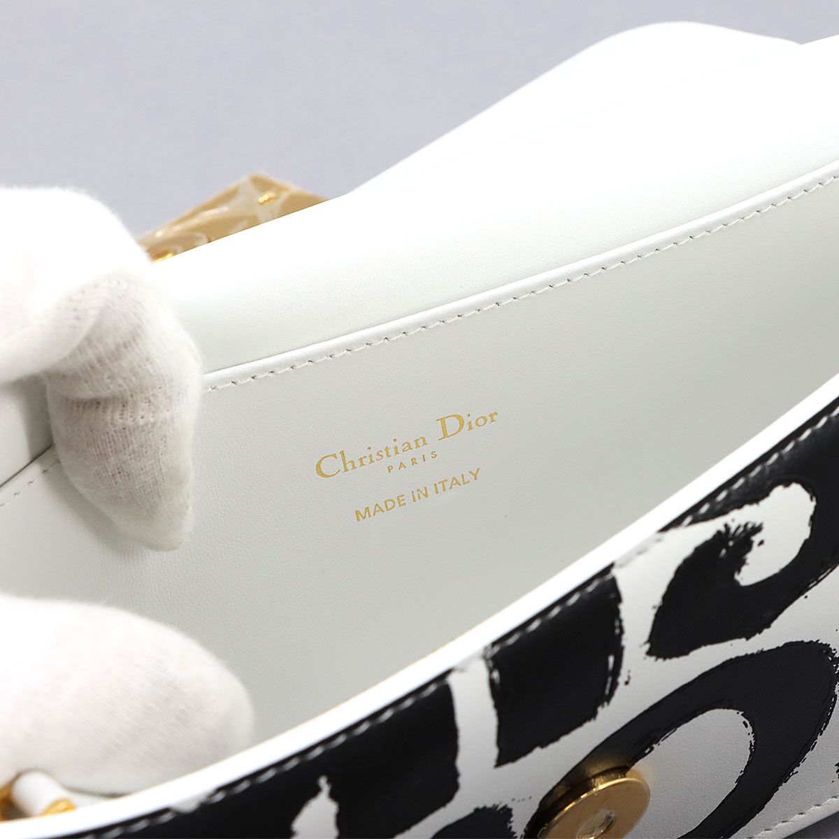 Dior Miss Flap Shoulder Bag Leather White — view 9