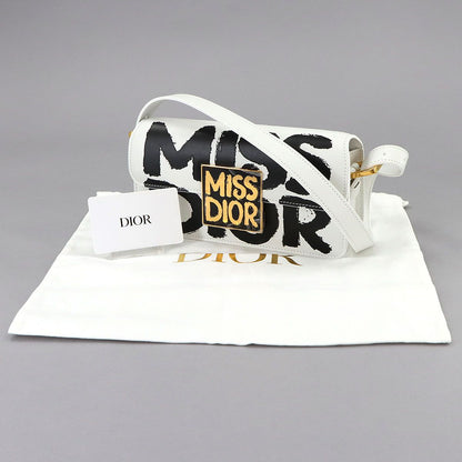 Dior Miss Flap Shoulder Bag Leather White — view 2