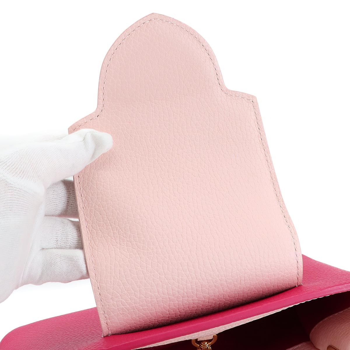 Louis Vuitton Capucines BB 2-Way Bag Taurillon Leather Pink — view 6