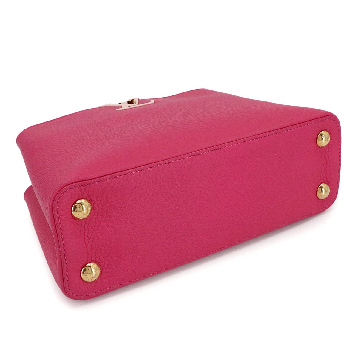 Louis Vuitton Capucines BB 2-Way Bag Taurillon Leather Pink — view 5