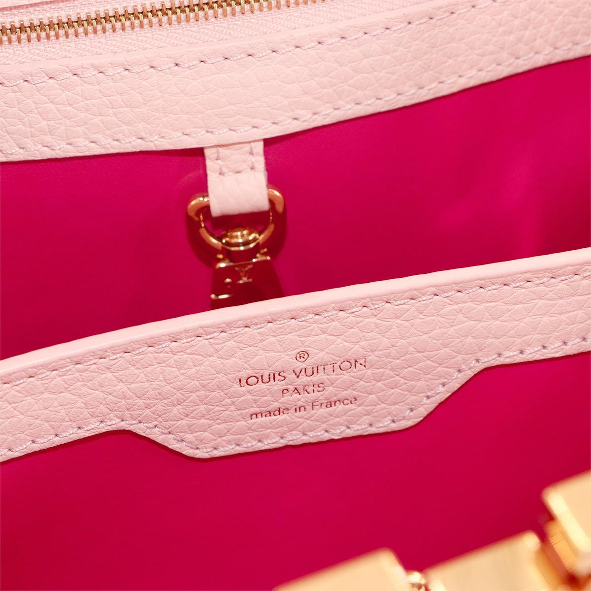 Louis Vuitton Capucines BB 2-Way Bag Taurillon Leather Pink — view 8