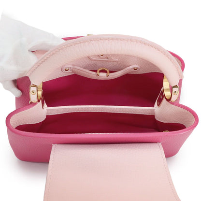 Louis Vuitton Capucines BB 2-Way Bag Taurillon Leather Pink — view 7