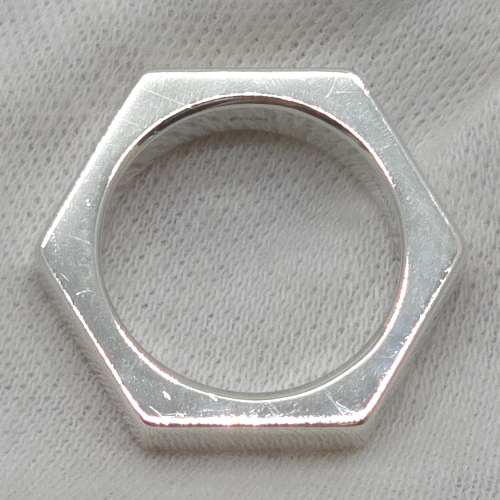 Gucci Hexagon Ring Limited Edition Sterling Silver Hexagonal — view 6