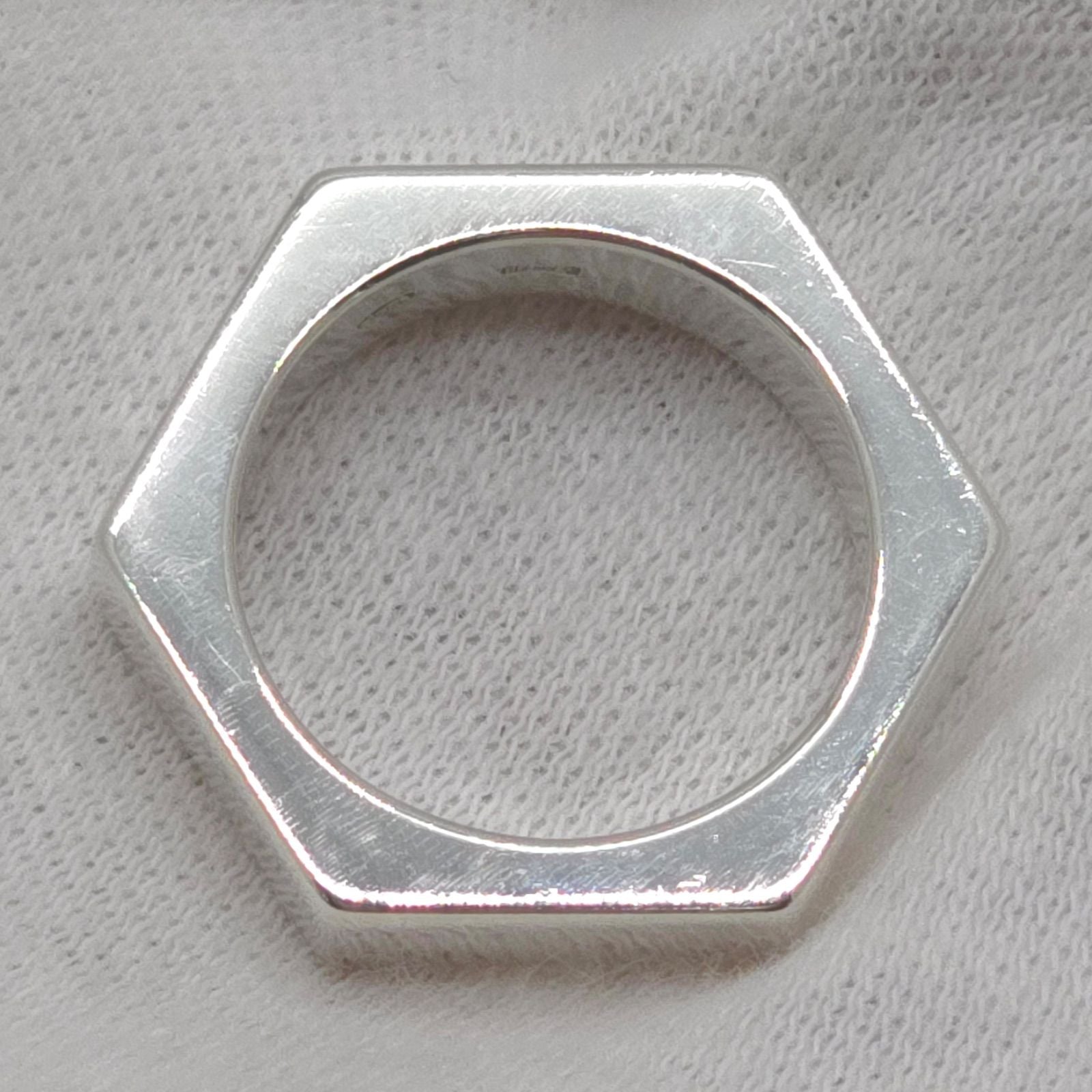 Gucci Hexagon Ring Limited Edition Sterling Silver Hexagonal — view 5