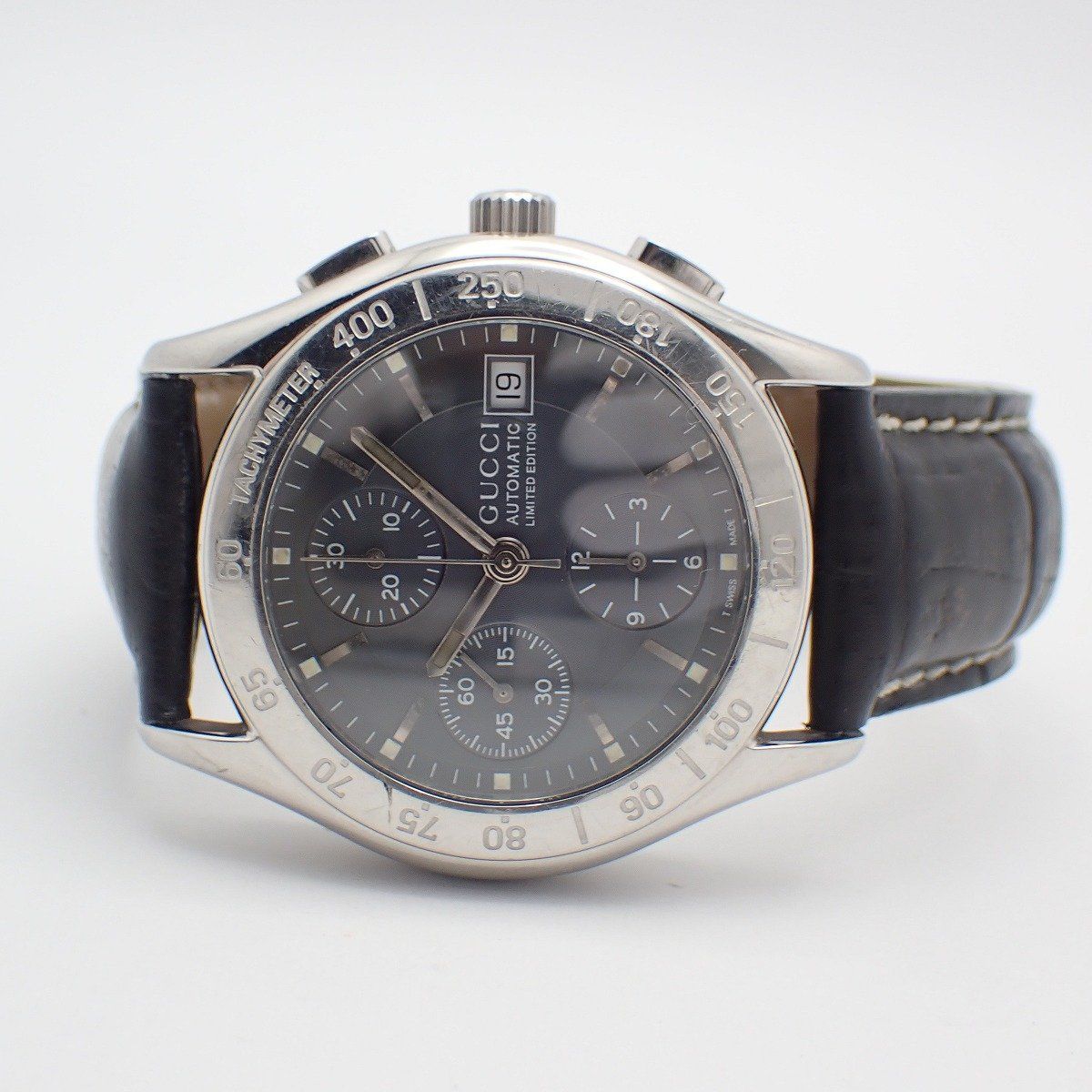 Gucci 503 Chrono Limited Edition Chronograph Watch Blue Dial External Pawn — view 2