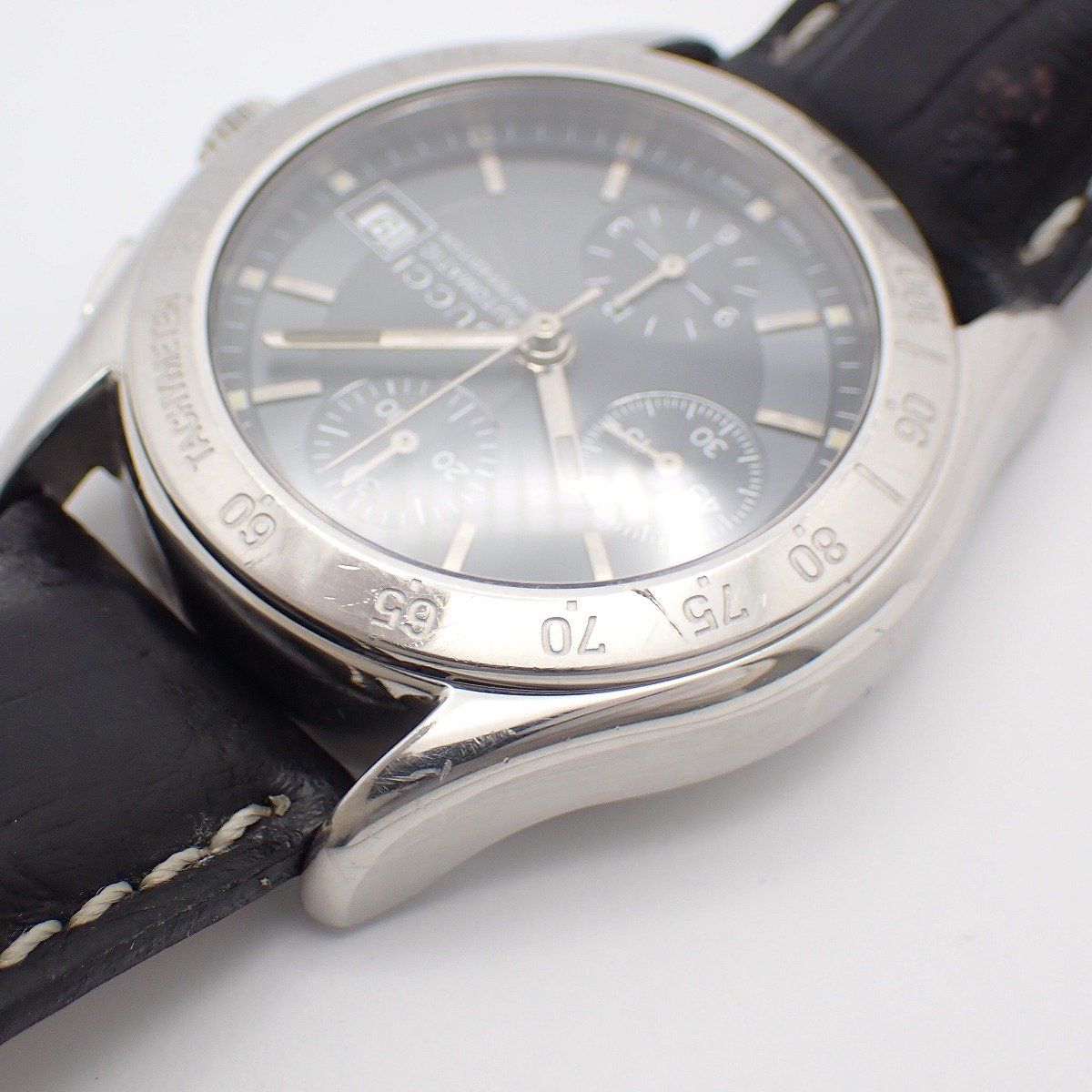 Gucci 503 Chrono Limited Edition Chronograph Watch Blue Dial External Pawn — view 8