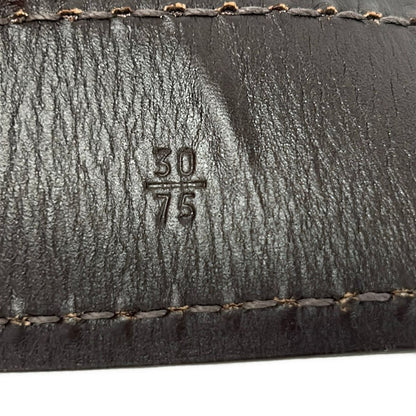 Prada Belt 30 75 Dark Brown Leather — view 5