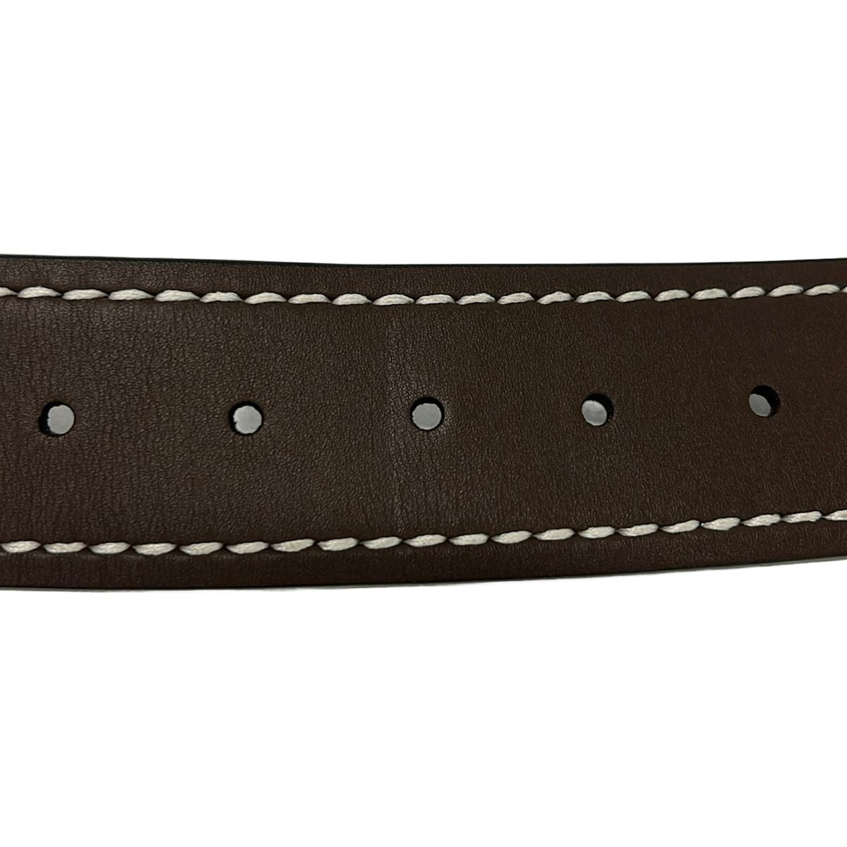 Prada Belt 30 75 Dark Brown Leather — view 6