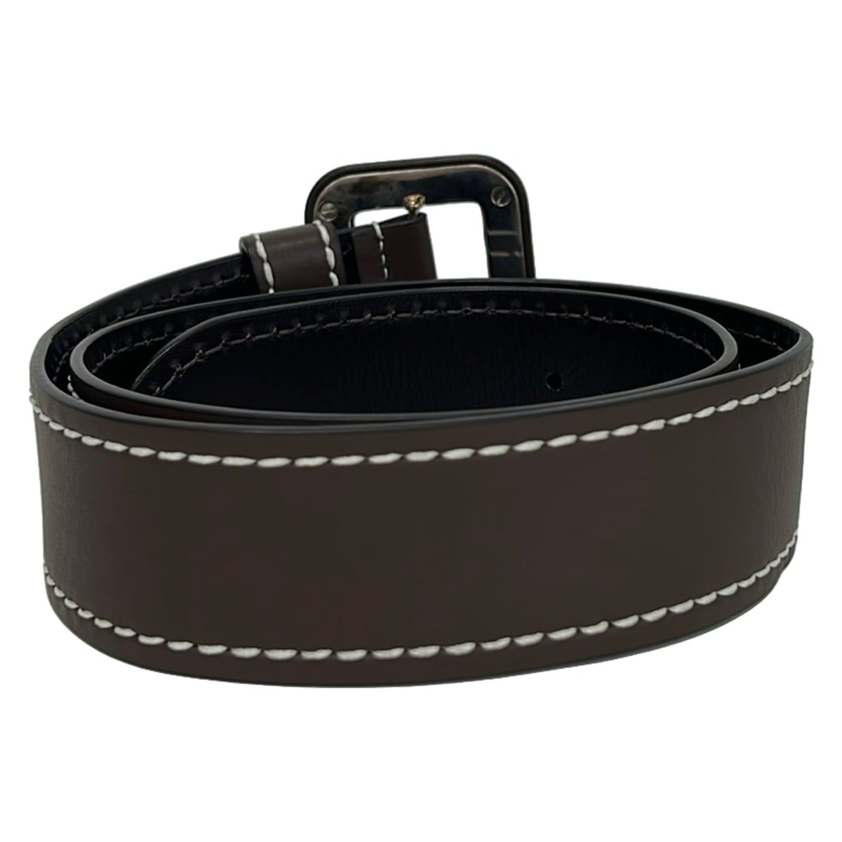 Prada Belt 30 75 Dark Brown Leather — view 2