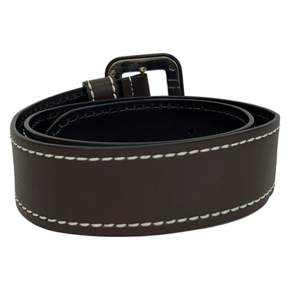 Prada Belt 30 75 Dark Brown Leather — view 2