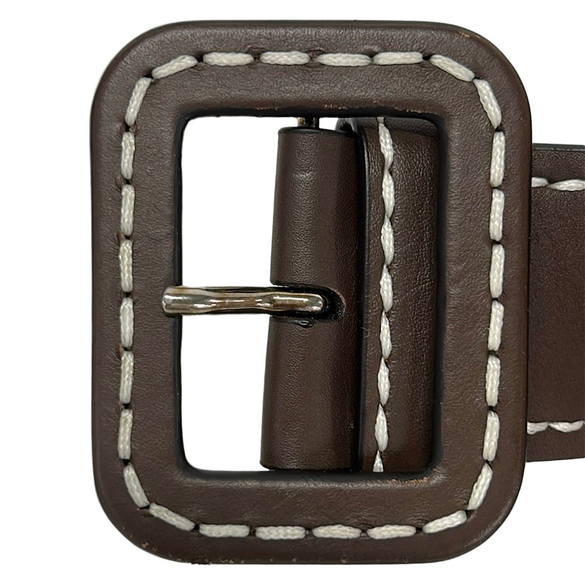 Prada Belt 30 75 Dark Brown Leather — view 3