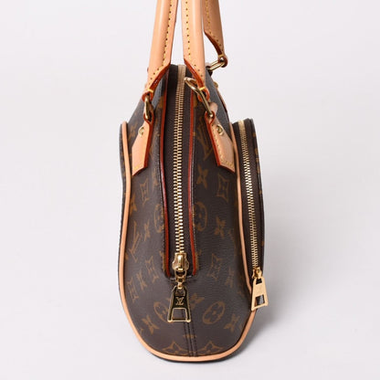 Louis Vuitton Ellipse PM Handbag Monogram Leather Brown Gold — view 4