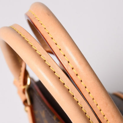Louis Vuitton Ellipse PM Handbag Monogram Leather Brown Gold — view 8