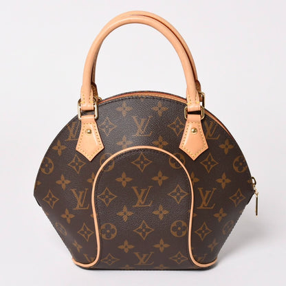 Louis Vuitton Ellipse PM Handbag Monogram Leather Brown Gold — view 2