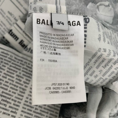 Balenciaga Shirt Long Sleeve Top Newspaper Pattern 34 — view 6