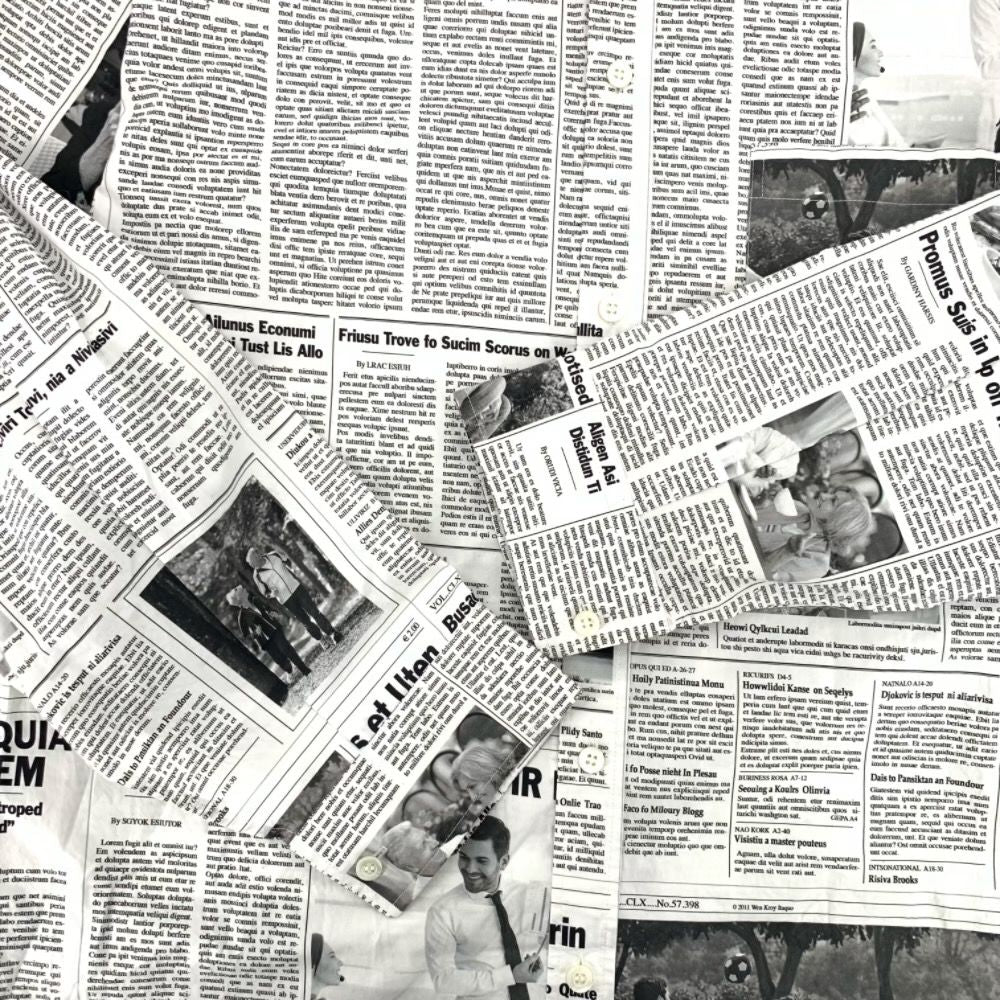 Balenciaga Shirt Long Sleeve Top Newspaper Pattern 34 — view 4