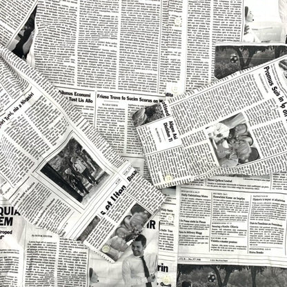 Balenciaga Shirt Long Sleeve Top Newspaper Pattern 34 — view 4