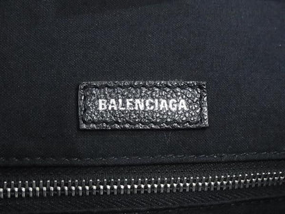 Balenciaga Handbag Gray Leather Shopping Tote — view 6