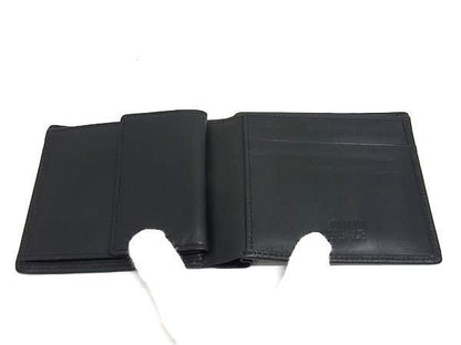 Versace Gianni Bifold Wallet Sunburst Black Leather — view 3