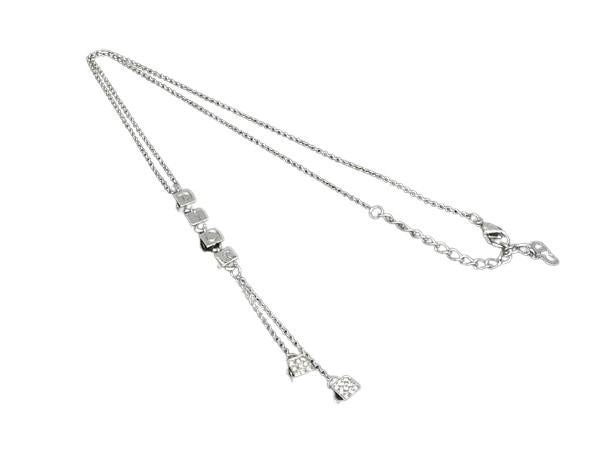 Dior Necklace Silver Metal