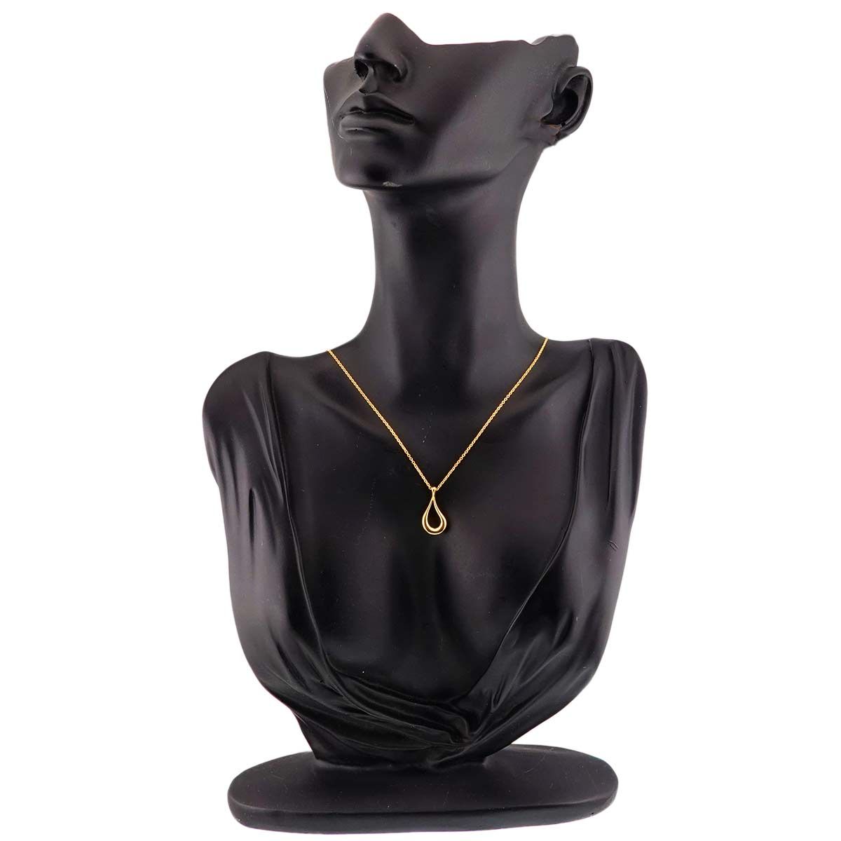Tiffany & Co Open Teardrop Necklace 40 cm 18k YG Yellow Gold — view 6