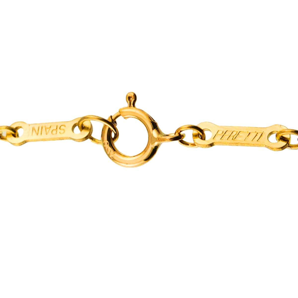 Tiffany & Co Open Teardrop Necklace 40 cm 18k YG Yellow Gold — view 5