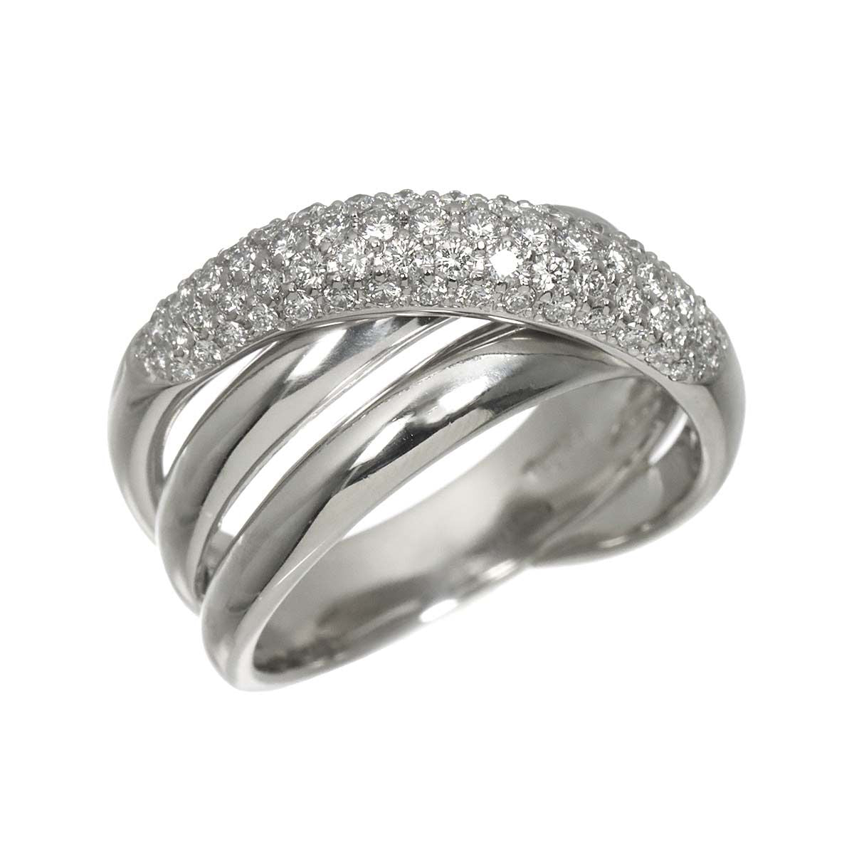 Celine Ring Diamond Pt Platinum — view 5
