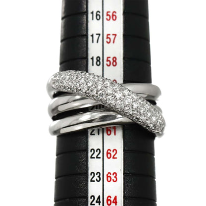 Celine Ring Diamond Pt Platinum — view 7