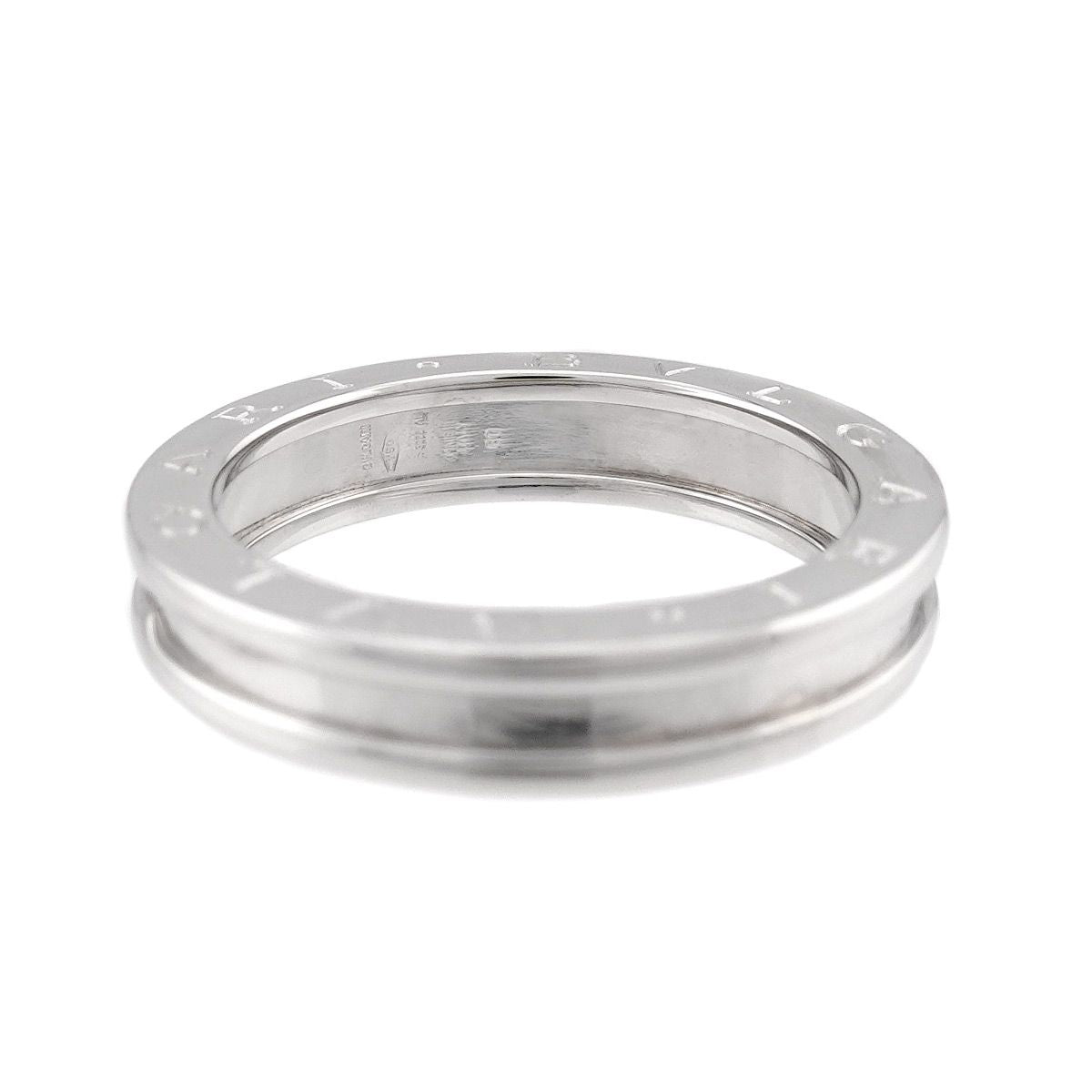 Bvlgari Band 60 Ring 18k WG White Gold — view 3