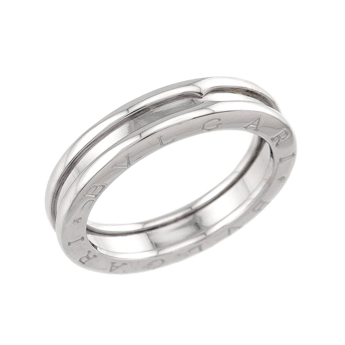 Bvlgari Band 60 Ring 18k WG White Gold — view 4