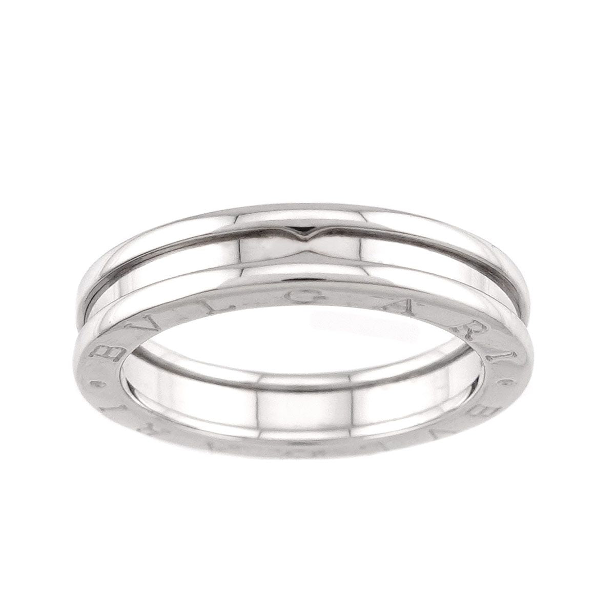 Bvlgari Band 60 Ring 18k WG White Gold — view 2