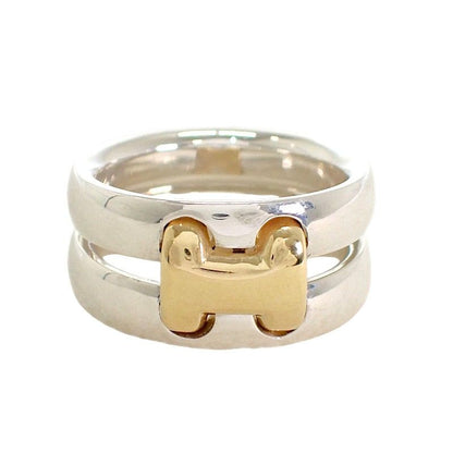 Hermes Olympe Actual Ring 18k Gold 925 Sterling Silver — view 3